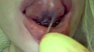 This sweet pussy in lingerie looks amazing with those toys