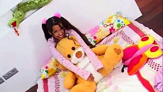 Little Lupe Teases With Small Tits And Solo Fingering