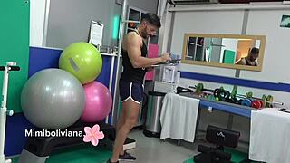 threesome with trainer in valencia explodes!