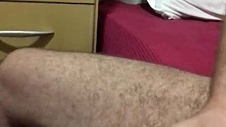 Rich Skinny Amateur Masturbates Huge Monster Cock Solo. He Cums Hard.