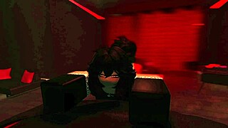 Black Couple's Intense Late-Night Job Session