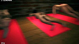 Girls Playing at the Gym in Secret