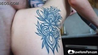 Yo, my filthy step sis is begging for a quick kitchen pounding!