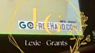 Chubby step-mom Lexie Grants gives bold blowjob and swallows cum for first time