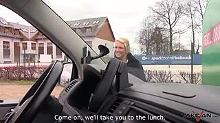 Oops, Takevan Covers Blonde Teacher’s Pussy in Cum at Lunch Break, So Wild!