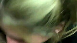 Blonde Latina Slut Sucks Cock in Public Cinema Bathroom