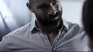 brunette maid with big boobs screwed by furious boss