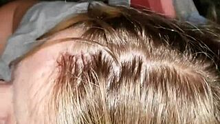 Watch busty milf strip outdoors, ripping clothes before beating off wildly