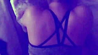 what's this latina wife hiding while banged doggystyle on cam?