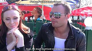 Wow, fucking that redhead in the park!