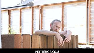 Lily Glee Sucks Fitness Instructor's Huge Cock