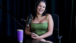 Amateur maria bittencourt starts as escort with two men and craves gangbang in sheer red lingerie