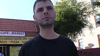 mother in law gives sloppy deepthroat blowjob to porn actor with monster cock, but he can't get it up for rough fucking