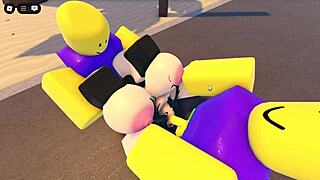 i got banged by three guys on the roblox whorblox street, sucking and fucking in doggystyle.
