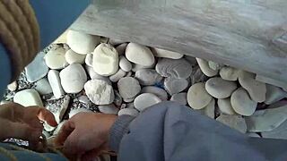 sofi bond, what are you reading by the sea in this pov clip?