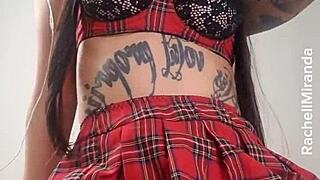 Rachel Miranda Guides Jerk Off Instructions with Tattoos