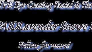 Omg, my cute goth face got plowed til facial mess!