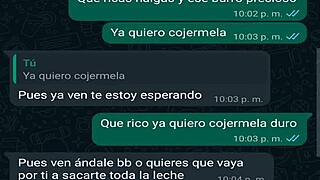 Latina Mexican Amateur Creampie in Homemade Web Chat