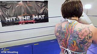 i watch tall and small girls trade punches in boxing fetish match