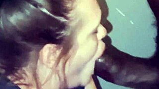 just giving this thick black cock some amazing deepthroat action at home. she licks every inch.