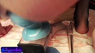 Anal Plug in Blonde Ass