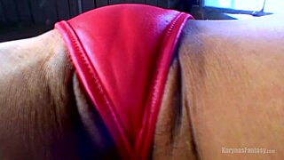 i'm watchin jade's face dance, it's amazin with her belly moves and thong