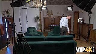 European cam girl becomes pornstar to pay debts with hardcore sex