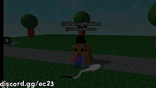 Roblox Girl Rides Cock Hard in Wild Game