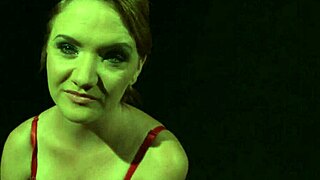 Euro sub tied up for spanking and rough domination in maledom fetish bdsm