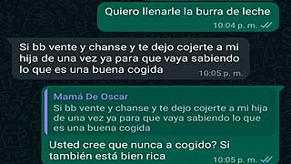 Latina Mexican Amateur Creampie in Homemade Web Chat