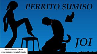 JOI - Transformeer in Mijn Persoonlijke Huisdier Hond met Spaanse Stem Dominantie.