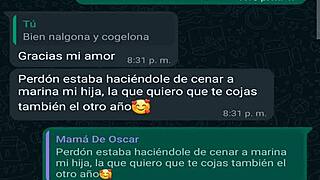 Latina Mexican Amateur Creampie in Homemade Web Chat