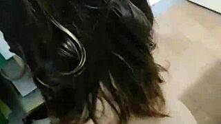 Young Couple Sucks Monster Cock At Office Overtime