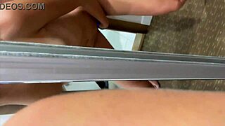 I had a mirror QUICKIE and GIANT PUSSY CREAMPIE with my ex girlfriend