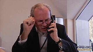 young secretary rides boss cock in office, spreads legs for hard fuck and perfect blowjob