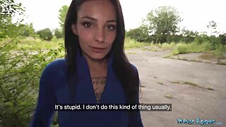 Alexa Throats Huge Dick In Public POV