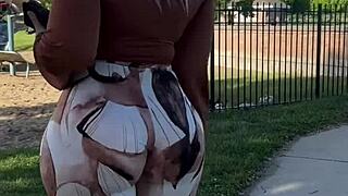 Compilation of big ass blonde girls showing off hot booties.