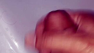 Intense masturbation session ends with cum again