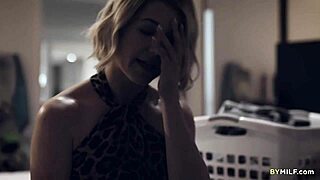 kit mercer helps her stepson with a hand