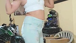 transexual beauty shines in white! 😍