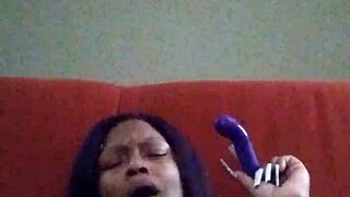 Ebony Woman Making Herself Creamy