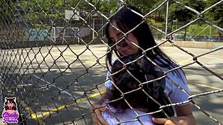 Rebellious Friend Skips Class for Scissoring Fun With Me