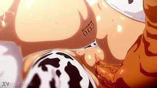 shenhe pregnant in genshin impact fan art by theobrobine