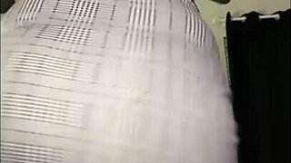 Curvy redhead flashes big ass pussy in fishnets