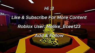 chatting with a fan on roblox game