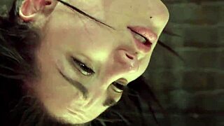 The Trainee Is Locked In A Cage, Getting Her Mouth Banged By The Master.