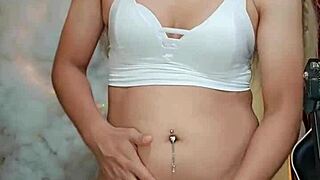 transexual beauty shines in white! 😍