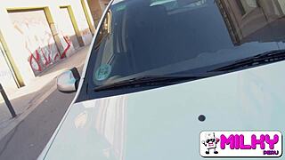 Busty Spanish MILF caught my dickflash in park, couldn’t resist sucking me off.