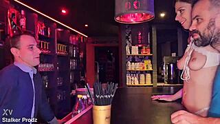 Alice Maze Dped By Boyfriend And Barman In Club Public New Year