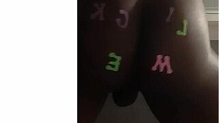 Black shemale lady takes cock in ass